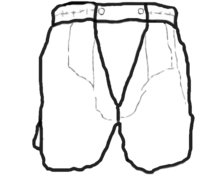 perlassiso | boxer pantaloncino con tasca interna